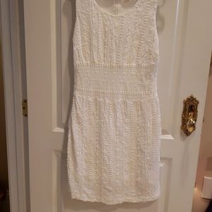 White lace dress